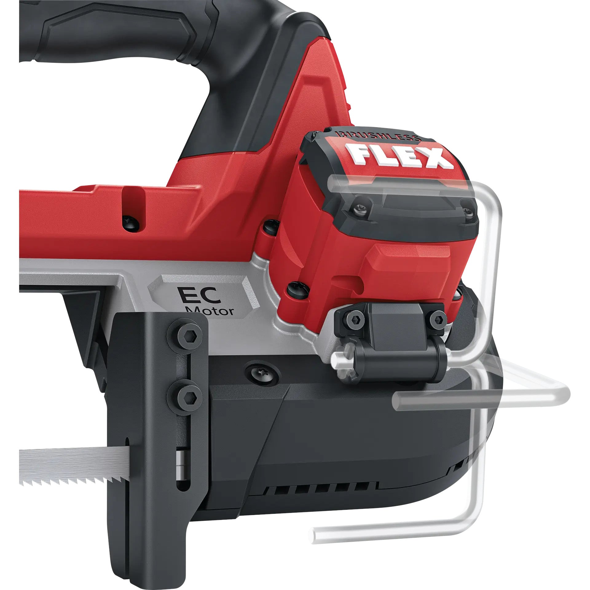 FLEX Akku-Bandsäge 18V SBE 64 18-EC Sortimo Werkzeugkoffer 531748