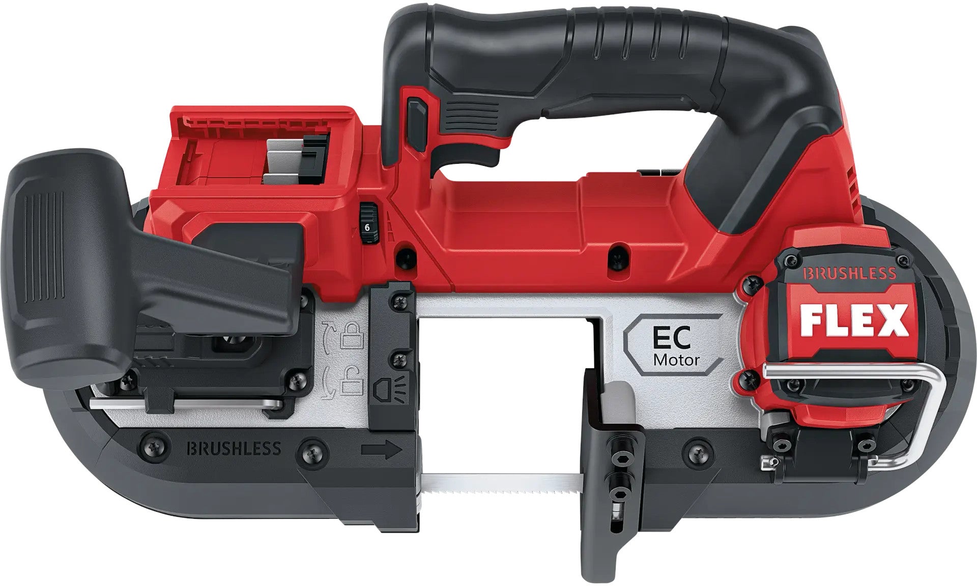 FLEX Akku-Bandsäge 18V SBE 64 18-EC Sortimo Werkzeugkoffer 531748