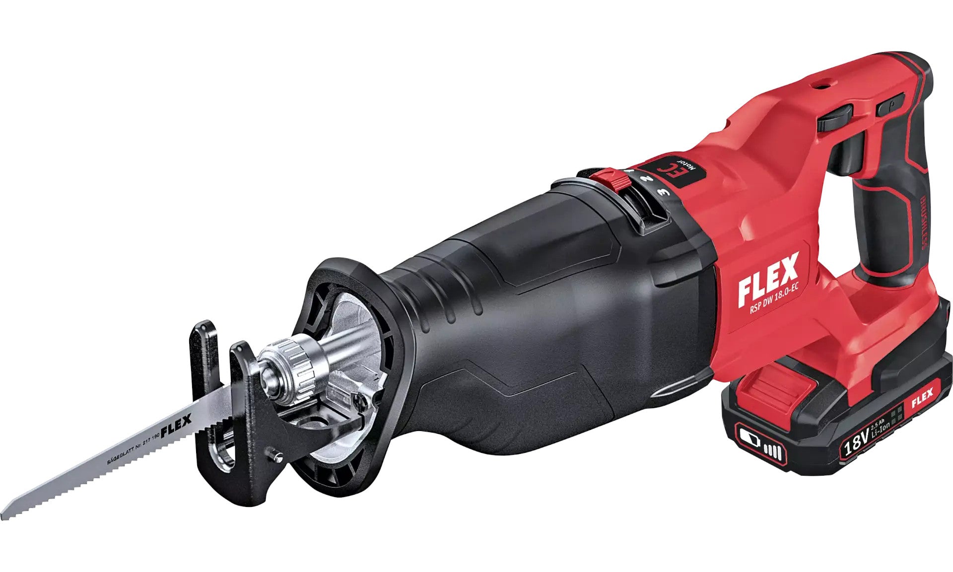 FLEX Akku-Säbelsäge mit Pendelhub 18V RSP DW 18.0-EC C 491306