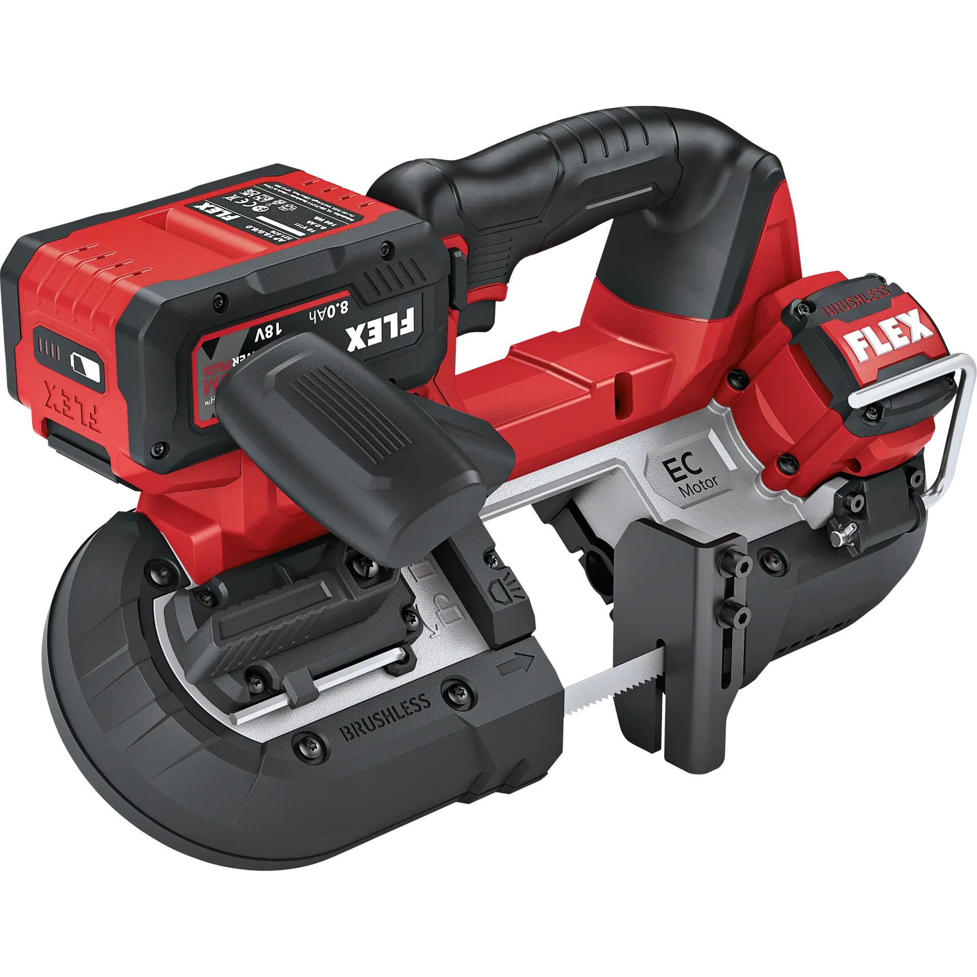 FLEX Akku-Bandsäge 18V SBE 64 18-EC Sortimo Werkzeugkoffer 531748