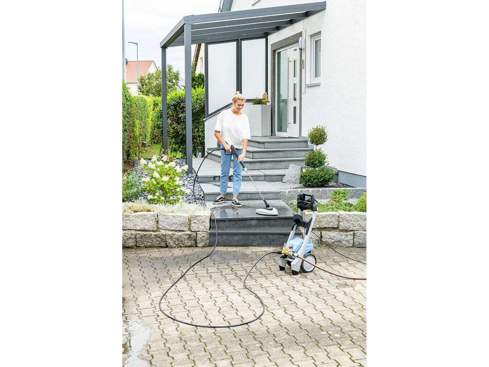 Kränzle Hochdruckreiniger Quickly 497500 + UFO Terassenreiniger 41870
