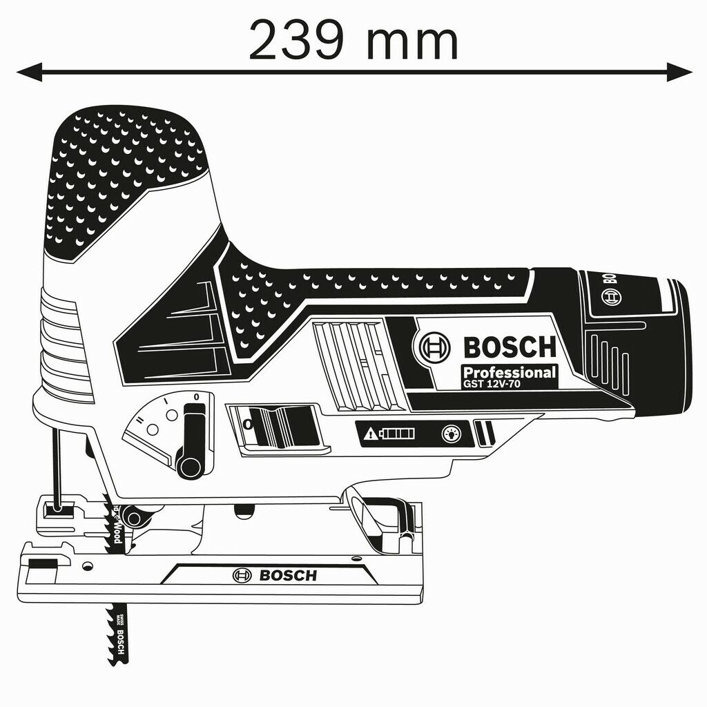 Bosch Akku-Stichsäge 12V GST 12V-70