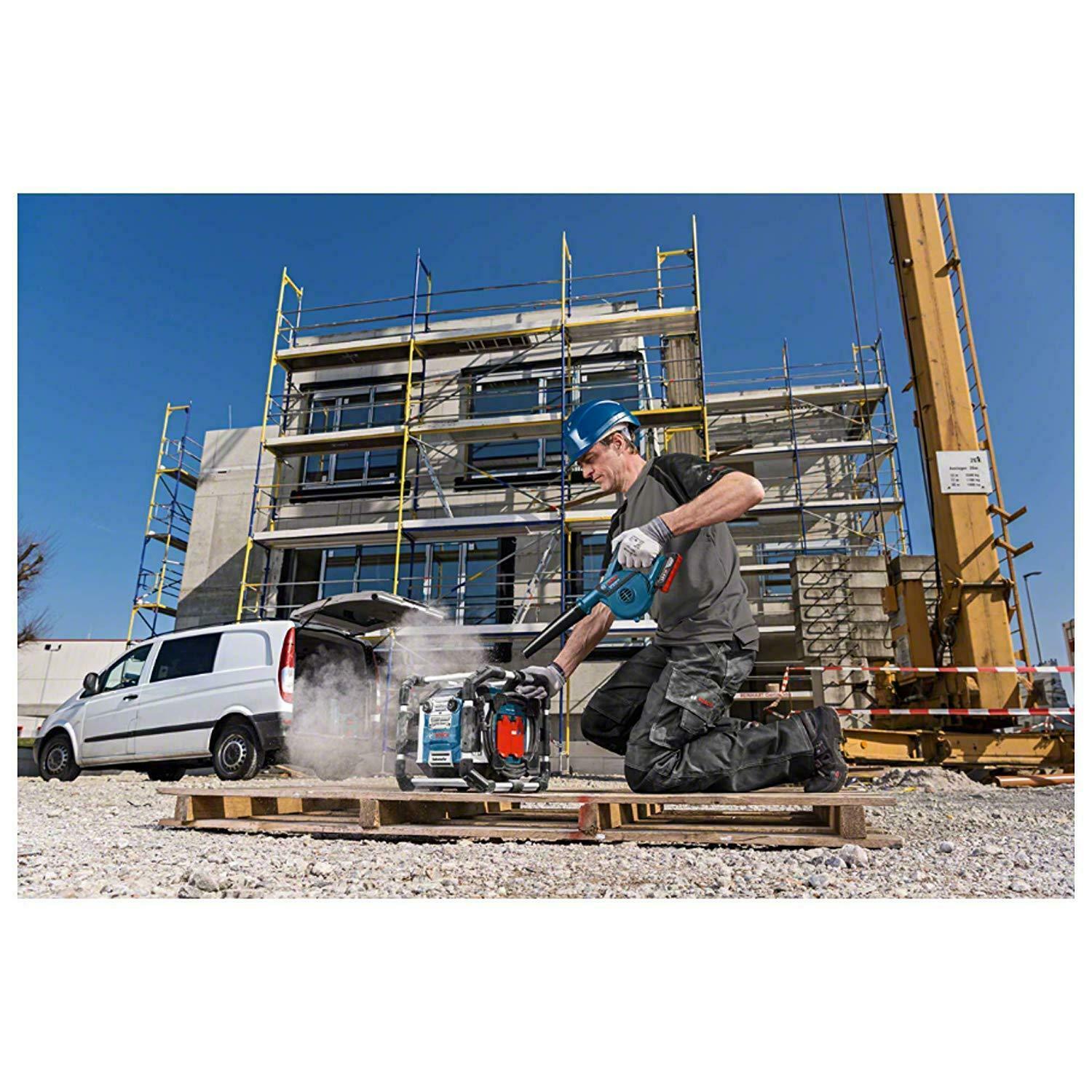 Bosch Akku-Gebläse 18V GBL 18V-120 Professional Laubbläser + Aufsätze