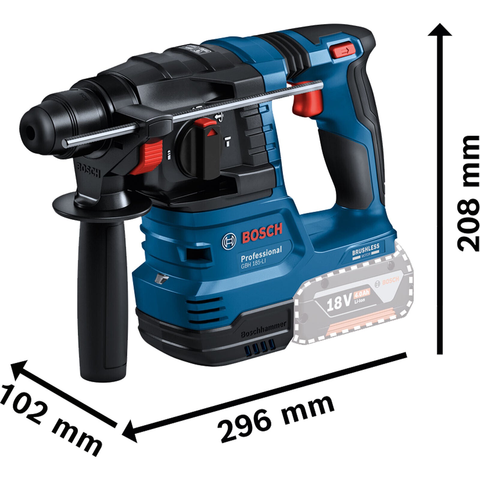 Bosch Akku-Bohrhammer 18V GBH 18V-22