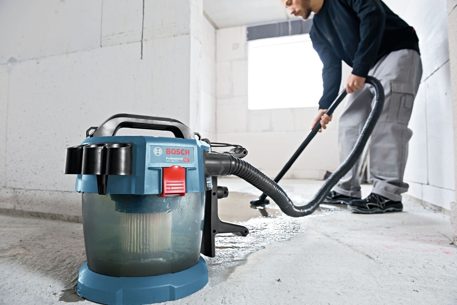 Bosch Akku-Staubsauger 18V GAS 18V-10 L + Zubehör