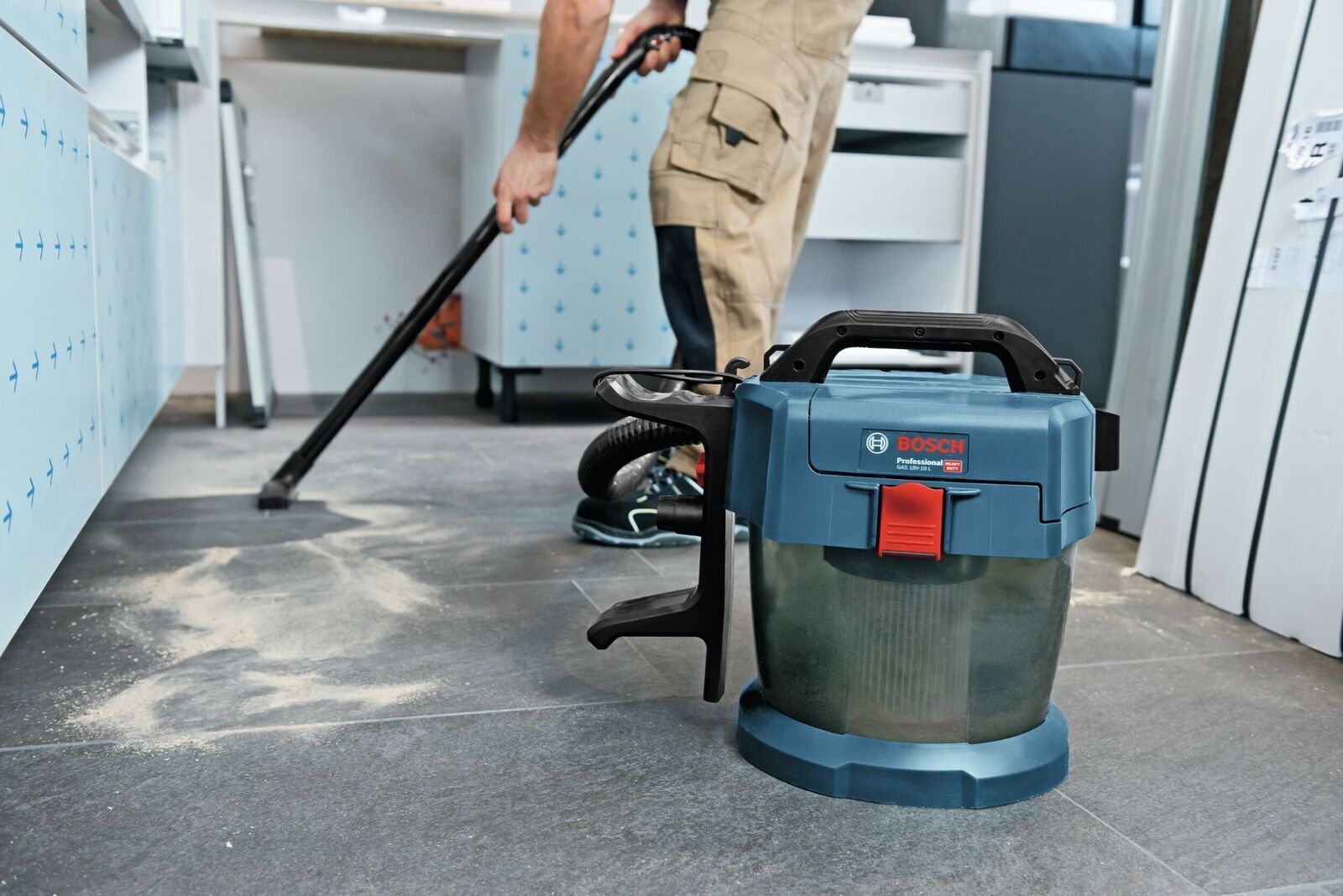 Bosch Akku-Staubsauger 18V GAS 18V-10 L + Zubehör