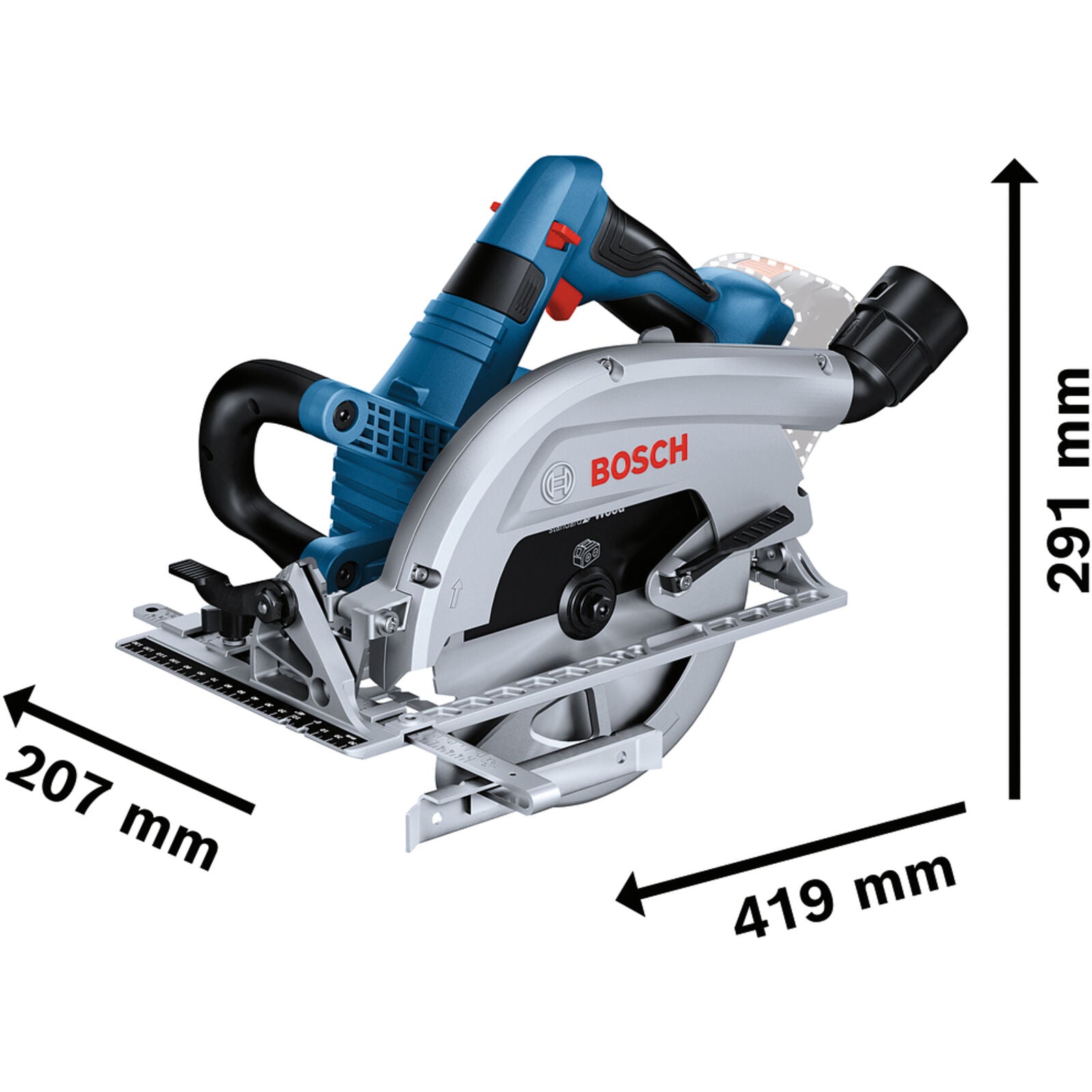 Bosch Akku-Handkreissäge 18V GKS 18V-70 L