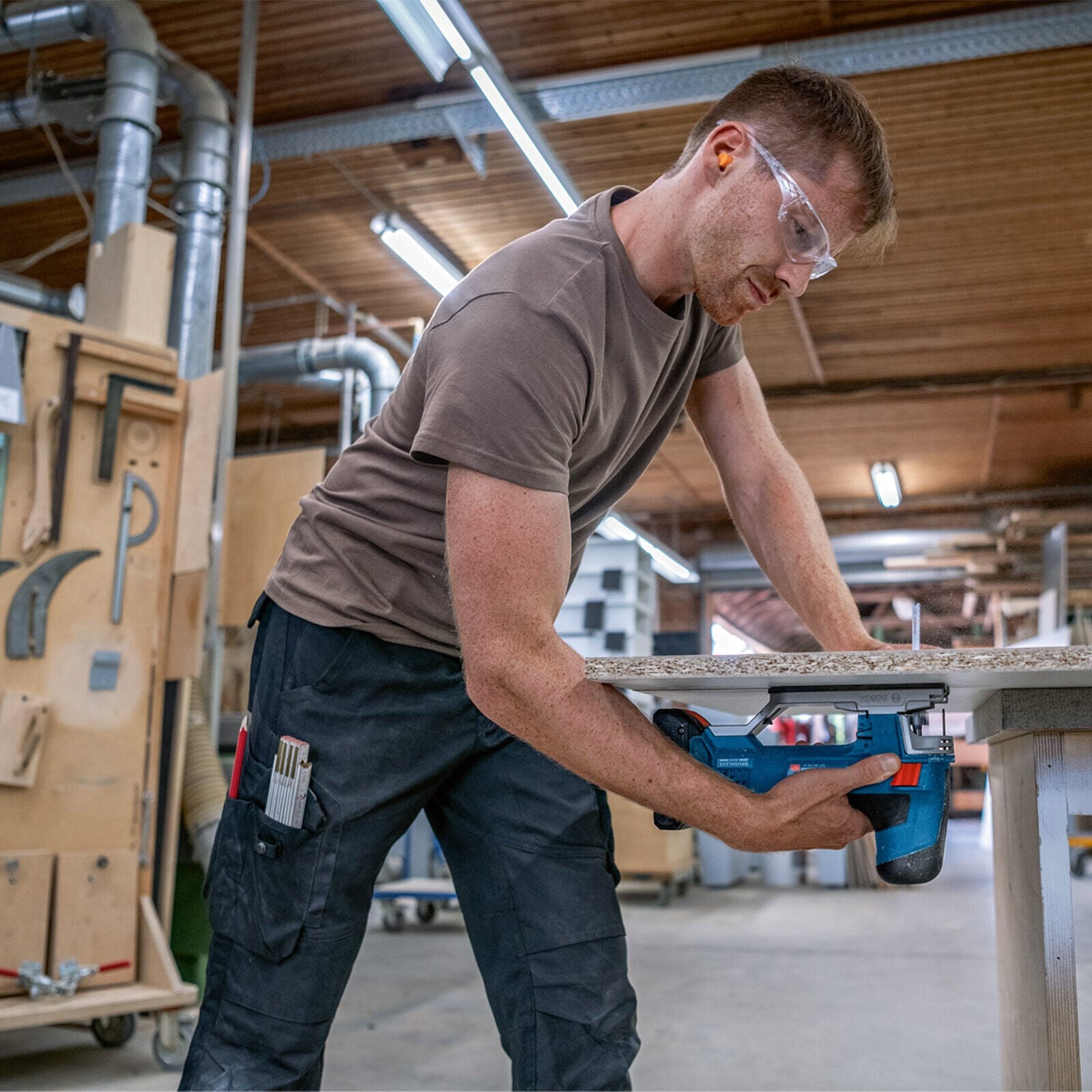 Bosch Akku-Stichsäge Pendelhubstichsäge 18V GST 18V-155 SC