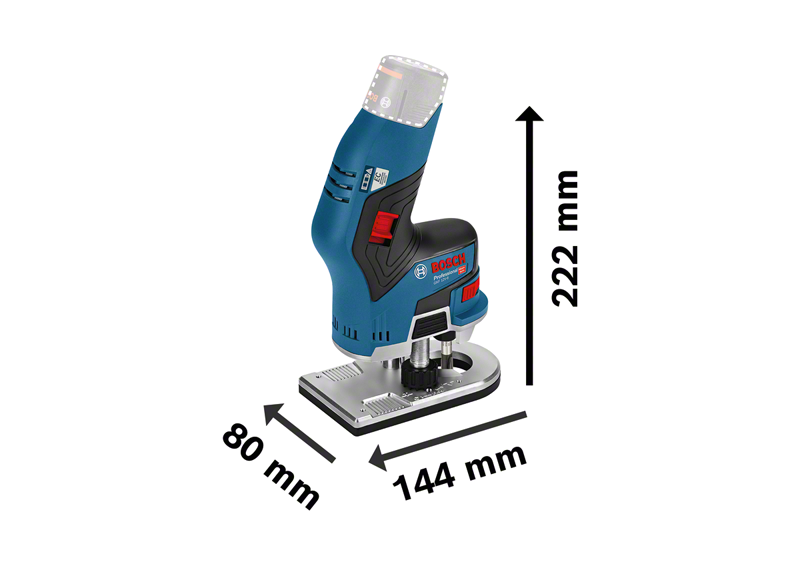 Bosch Cordless Edge Router 12V GKF 12V-8