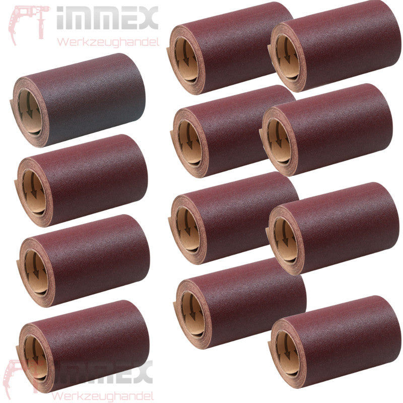 Makita Schleifp.Rolle 120mmx5m K40,60,80,100,120,180 Schleifpapier Schleifrolle