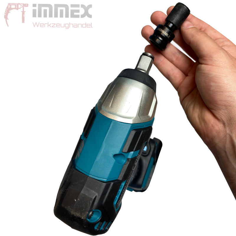 SCHWÄBLE® Impact Wrench Adapter 1/2" to 1/4" impact resistant S-4932471828