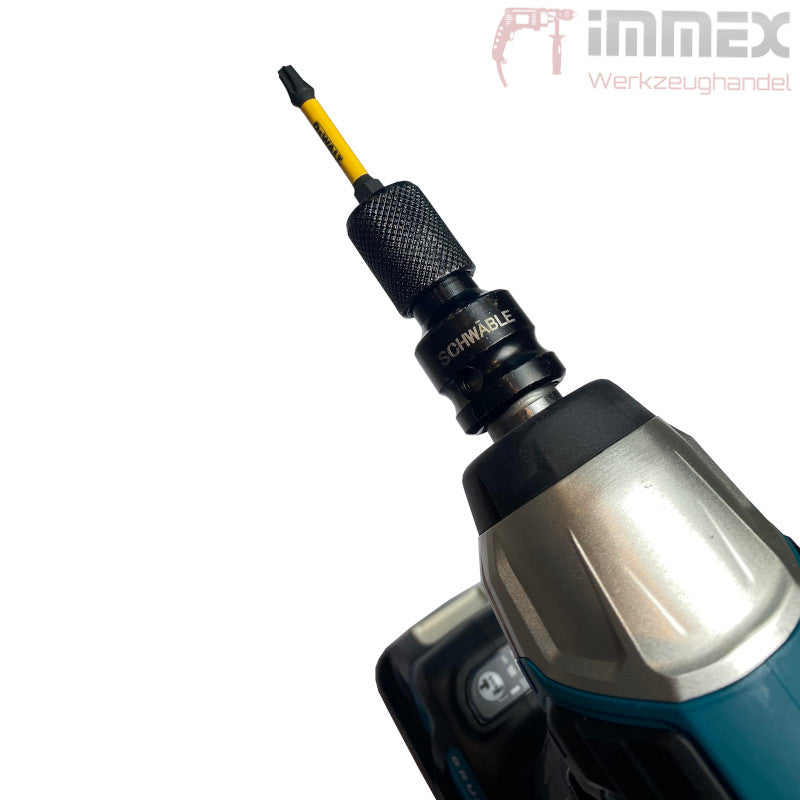 SCHWÄBLE® Impact Wrench Adapter 1/2" to 1/4" impact resistant S-4932471828