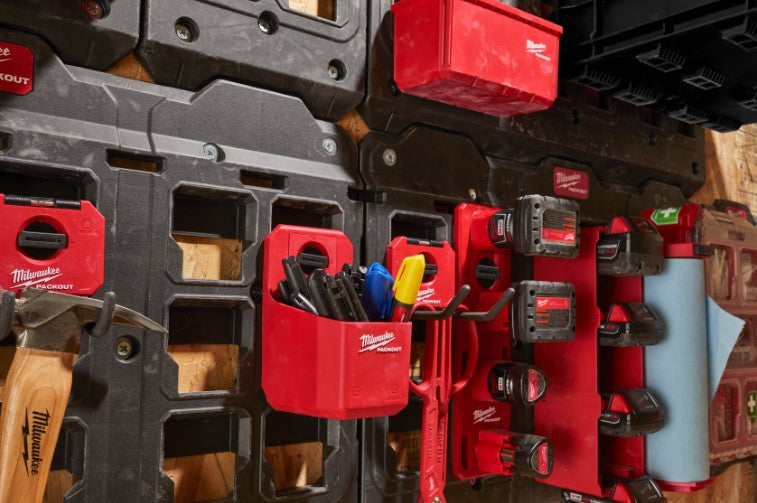 Milwaukee PACKOUT Aufbewahrungslösungen Becherhalter Papierhalter Zangenhalter