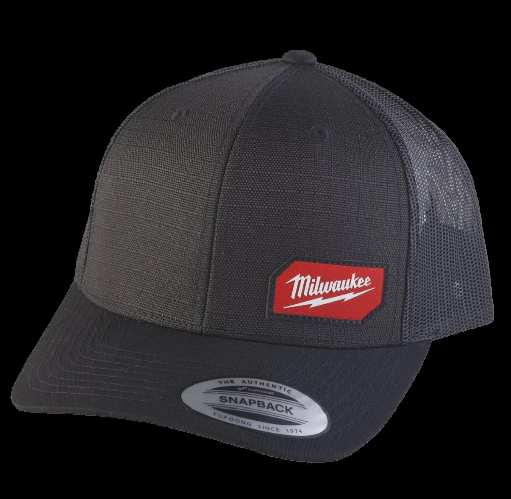 Milwaukee Kappe Cappy Trucker Cap Mütze Snapback schwarz