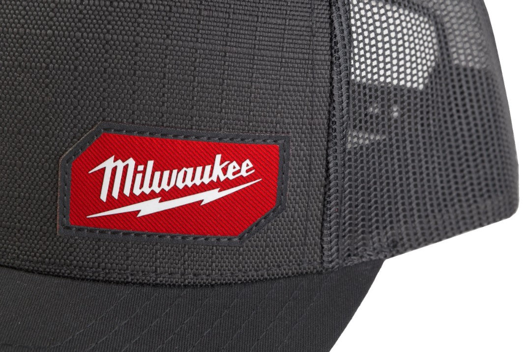 Milwaukee Cap, Trucker Cap, Snapback Hat, Black