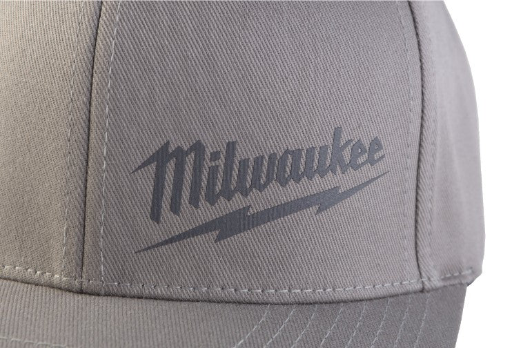 Milwaukee Baseball Cap Hat Cap Grey Red Black