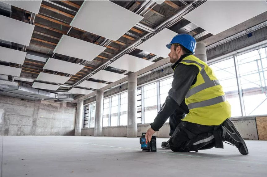 Bosch Linienlaser Kreuzlinienlaser 360° GLL 80-33 G+LB10+DK20+BA3.7V XL+Koffer