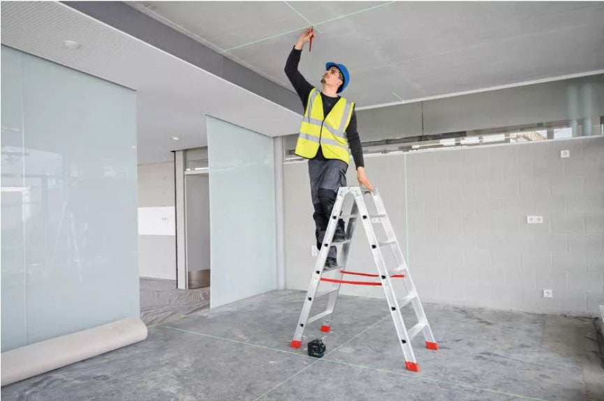 Bosch Linienlaser Kreuzlinienlaser 360° GLL 80-33 G+LB10+DK20+BA3.7V XL+Koffer