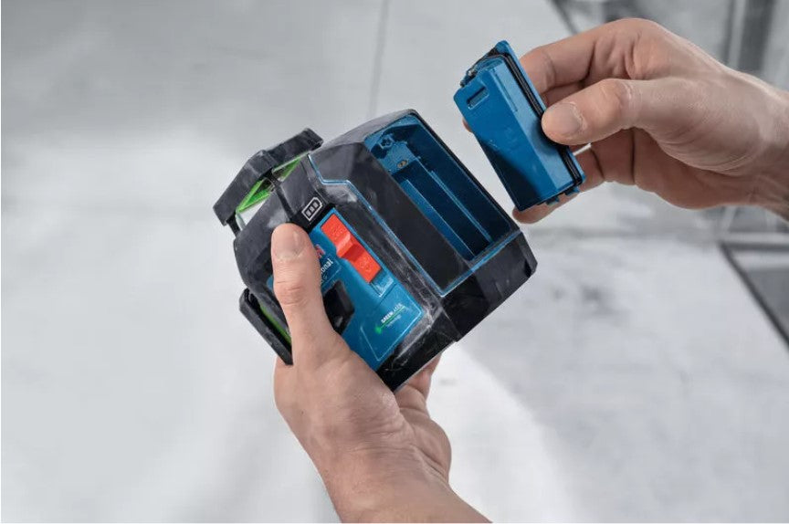 Bosch Linienlaser Kreuzlinienlaser 360° GLL 80-33 G+LB10+DK20+BA3.7V XL+Koffer