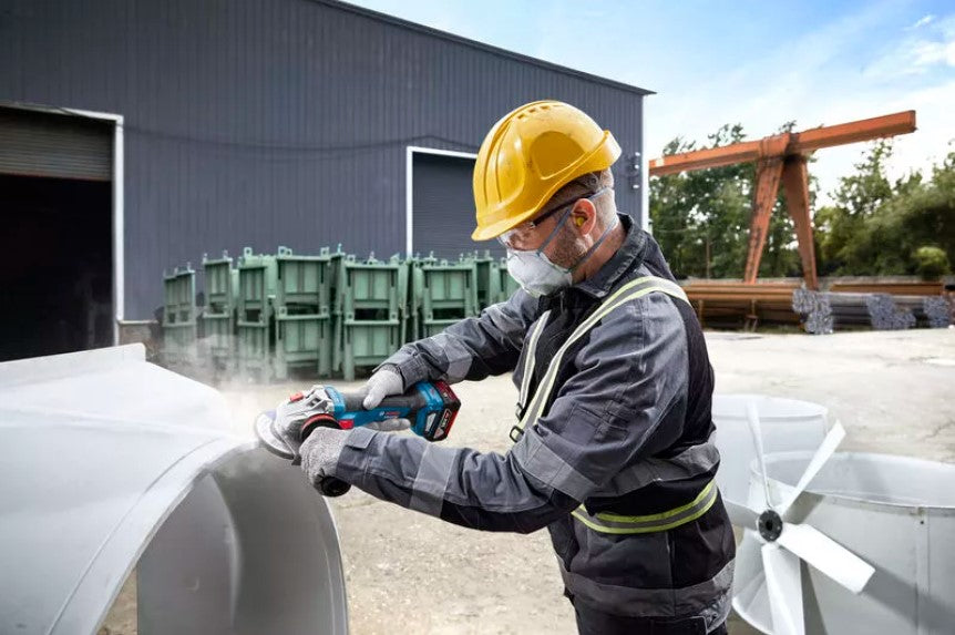 Bosch Akku-Winkelschleifer 18V GWS 18V-11 S + Sortimo L-Boxx 06019N4001