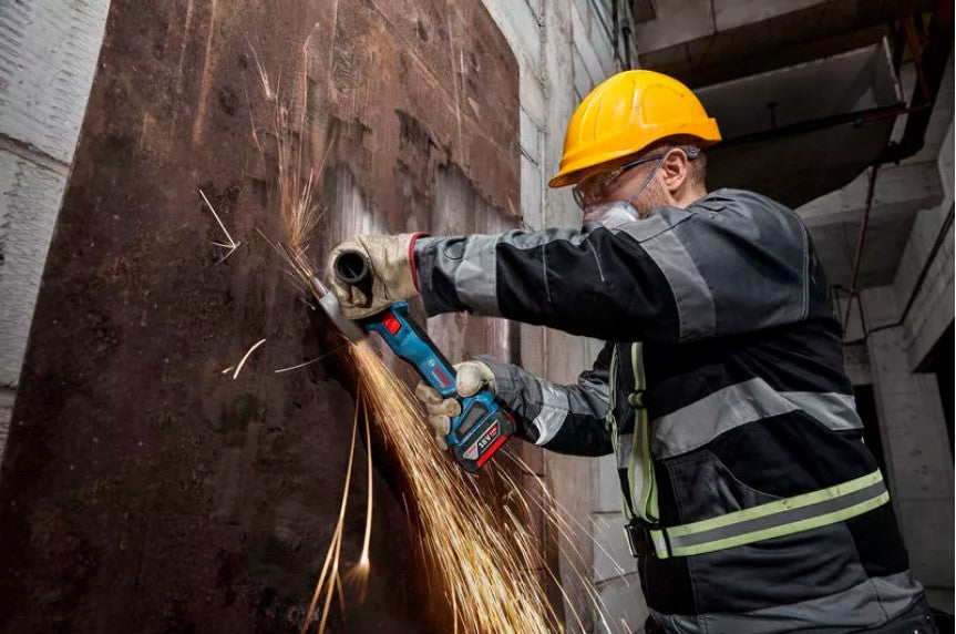 Bosch Akku-Winkelschleifer 18V GWS 18V-11 S + Sortimo L-Boxx 06019N4001