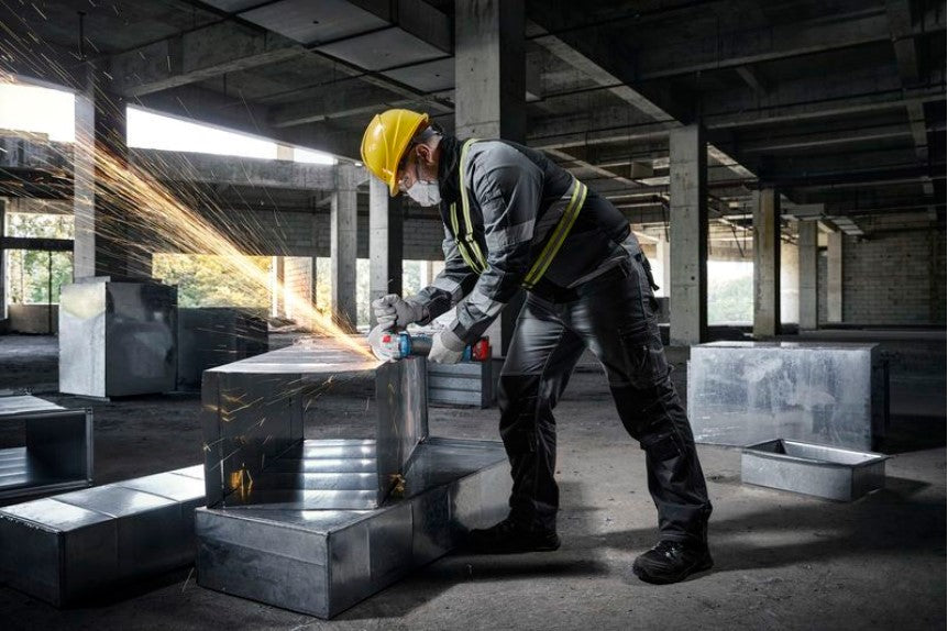 Bosch Akku-Winkelschleifer 18V GWS 18V-8 + Sortimo L-Boxx 06019N9001