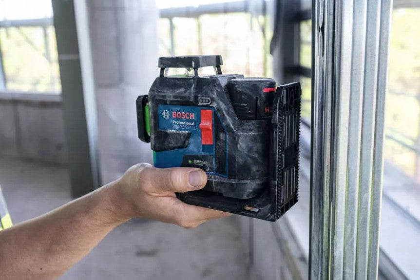 Bosch 12V 3x360° Green Cordless Line Laser Set GLL 12V-100-33 CG 0601065401