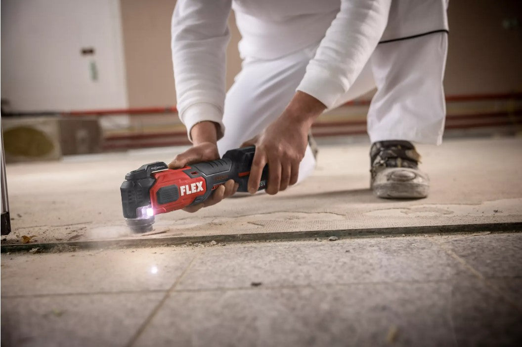 FLEX 18V Akku-Multifunktionswerkzeug Multitool + Bohrschrauber Combo-Set 532843