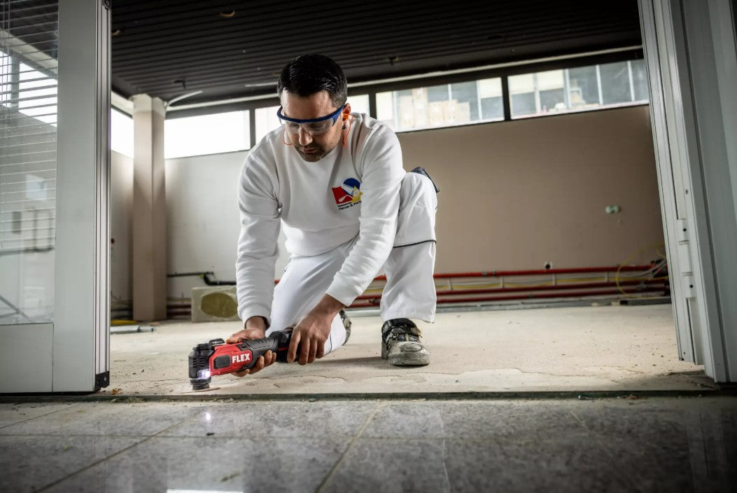 FLEX 18V Akku-Multifunktionswerkzeug Multitool + Bohrschrauber Combo-Set 532843