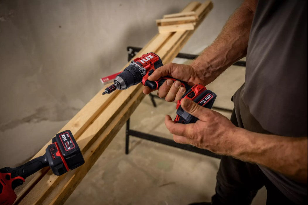 FLEX 18V Akku-Multifunktionswerkzeug Multitool + Bohrschrauber Combo-Set 532843