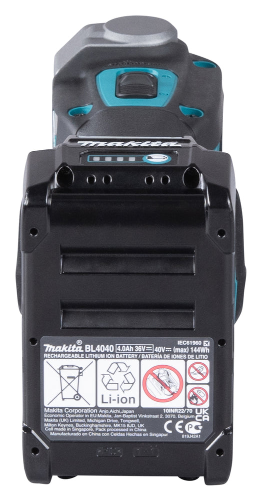 Makita Akku-Multifunktionswerkzeug 40V TM001GZ03 + Zubehör