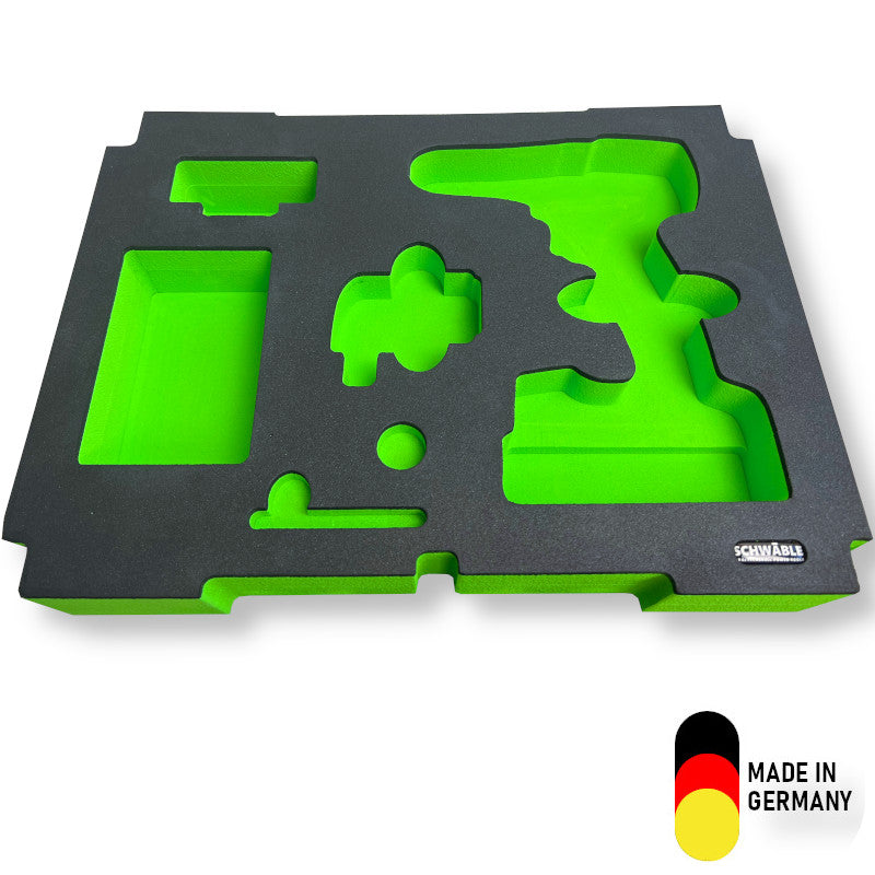 SCHWÄBLE® Schaumeinlage Schaumstoffeinlage für Festool Akku-Bohrschrauber TXS18