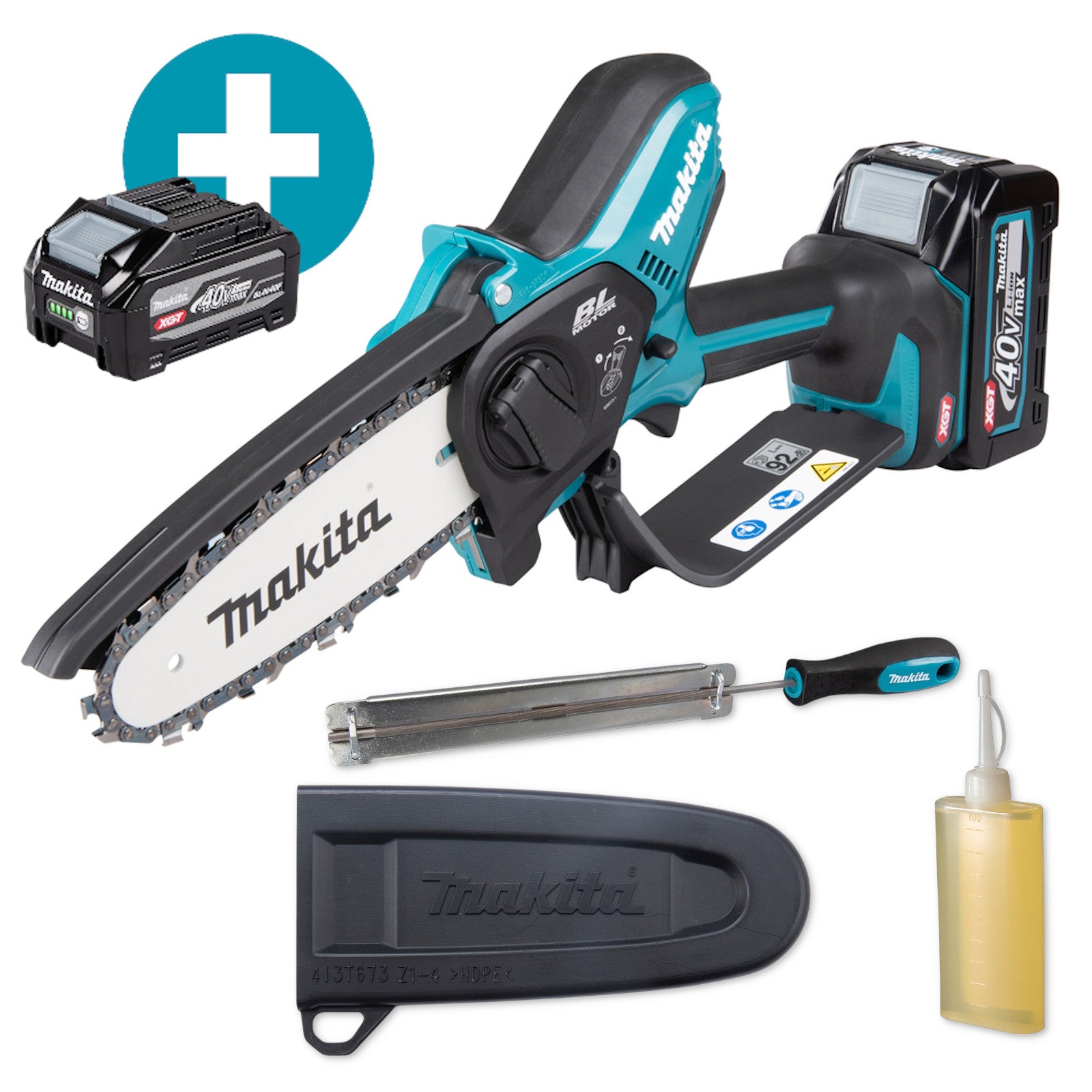 Makita Akku-Astsäge Kettensäge Motorsäge Säge 40V UC029GZ