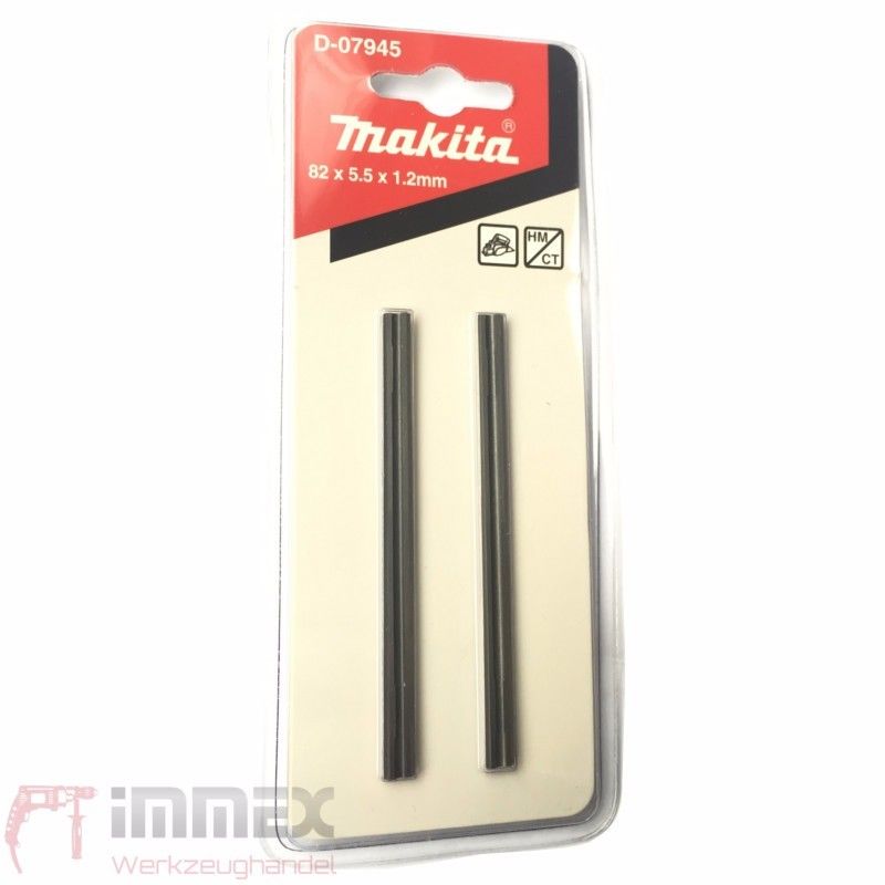 Makita Wendemesser Hobelmesser HM 82x5.5x1.2mm D-07945