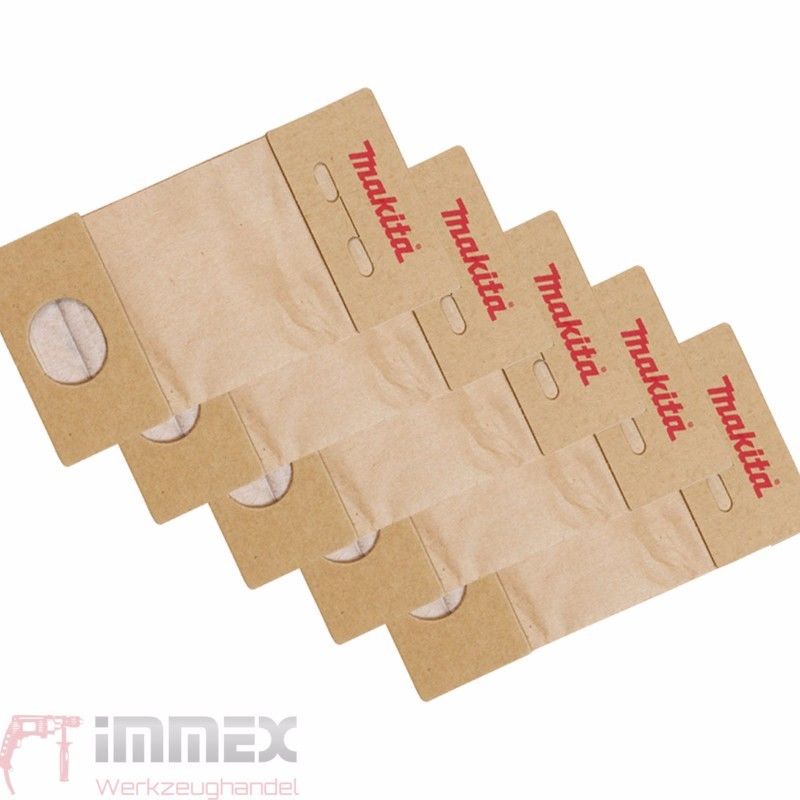 Makita Papier-Staubsack 5x 193712-3