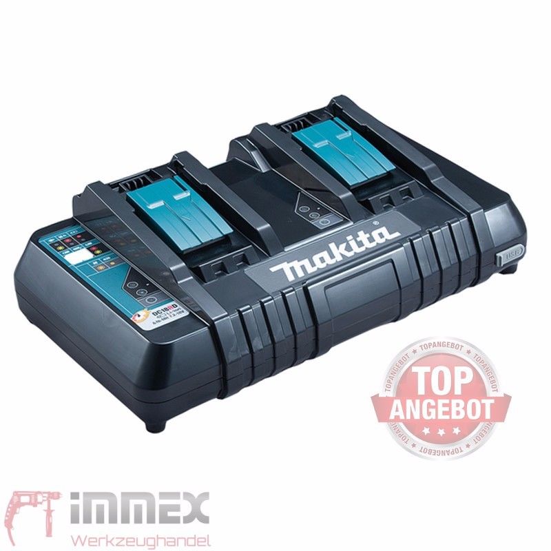 Makita Dual Charger Fast Charger 14.4V-18V DC18RD