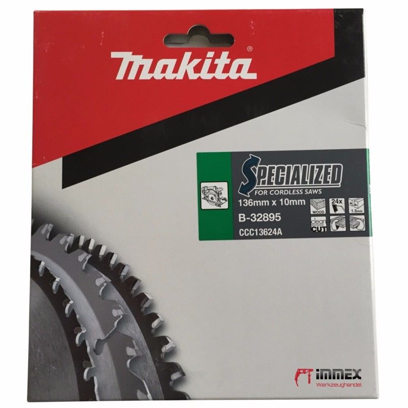 Makita saw blade 136x10mm - 24 teeth wood B-32895