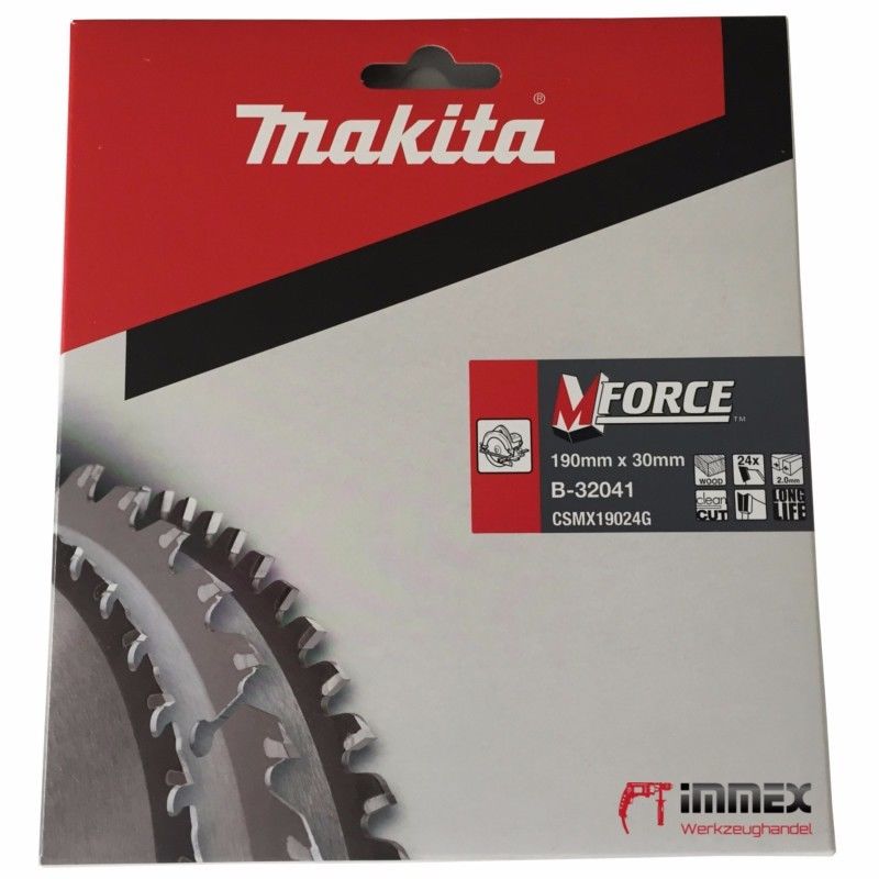Makita saw blade 190x30mm - 24 teeth wood B-32041