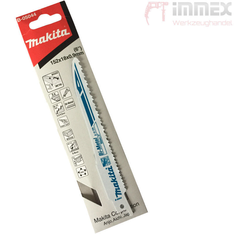 Makita Reciproblätter Säbelsägeblätter Sägeblätter je 5x