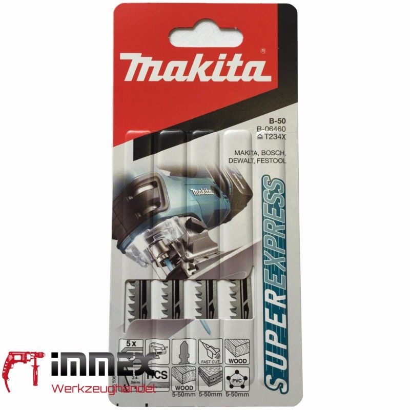 Makita Stichsägeblätter Holz/PVC B-06460