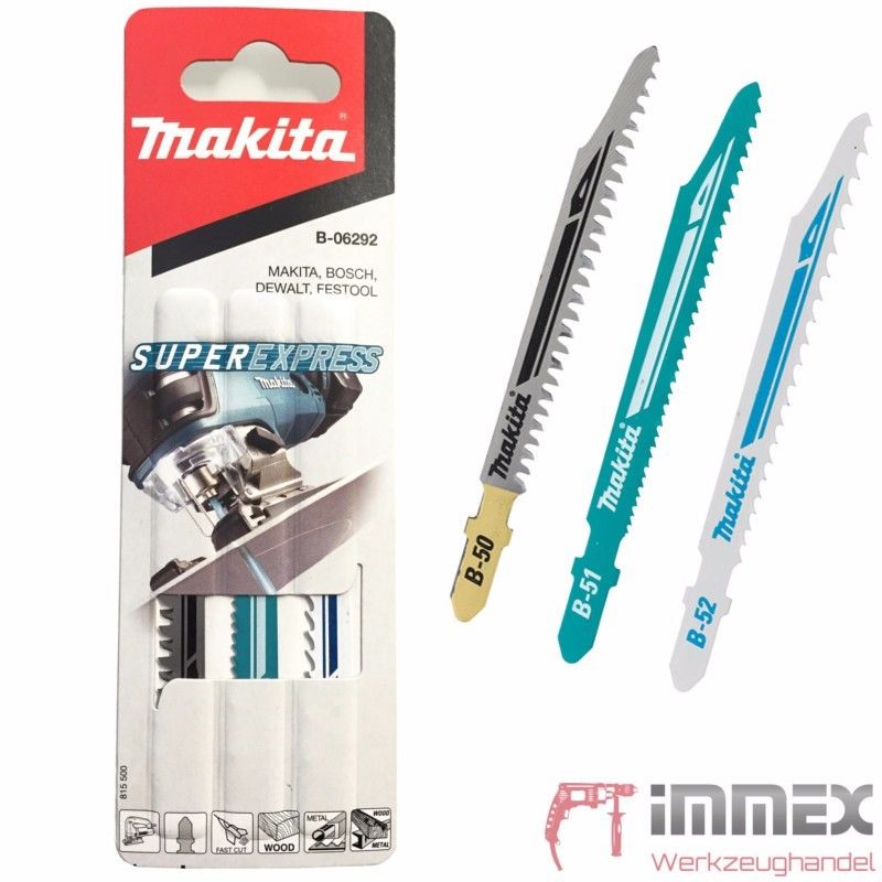 Makita Stichsägeblätter Holz Metall B-06292