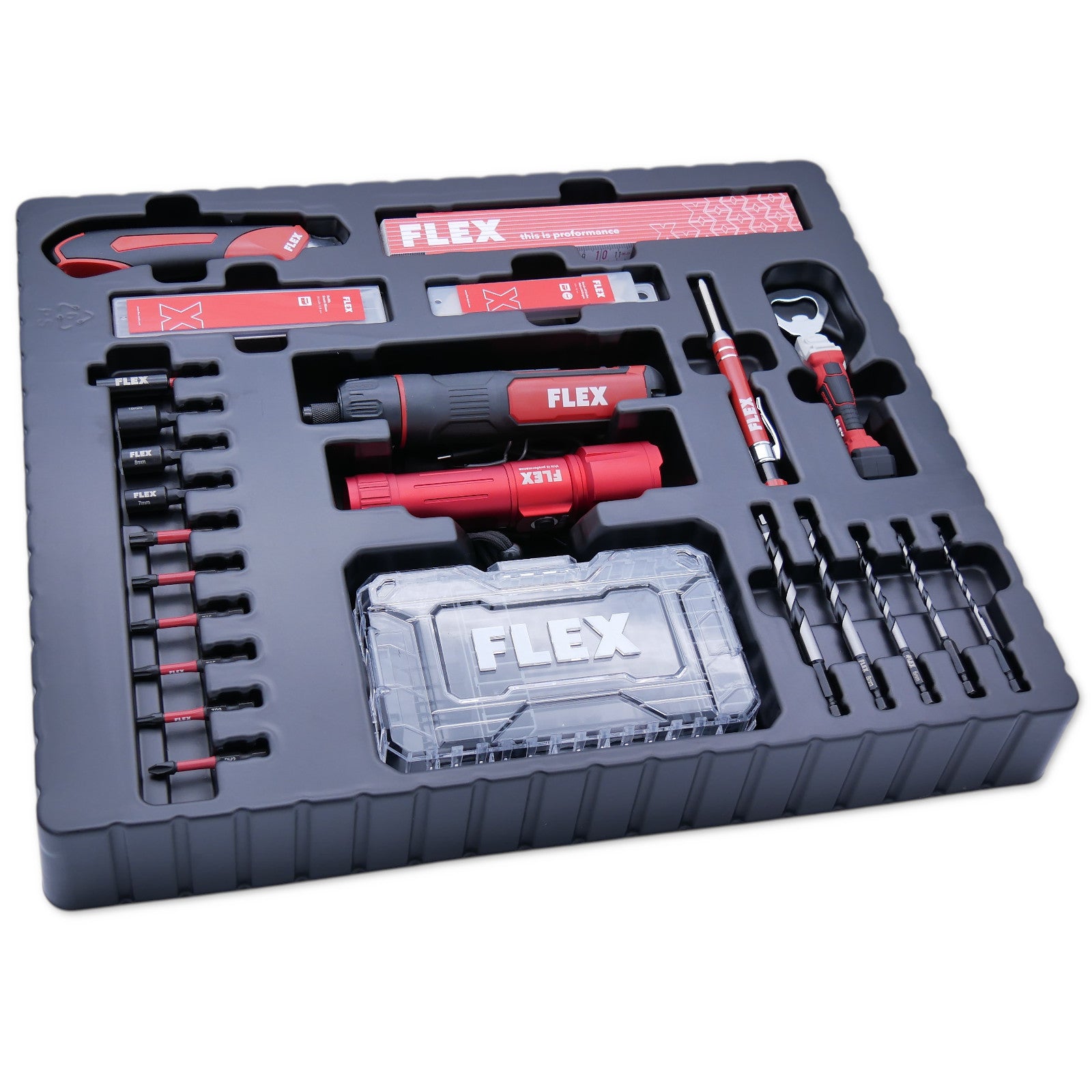 FLEX Adventskalender Weihnachtskalender Akkuschrauber Bit-Sortiment uvm. 534227